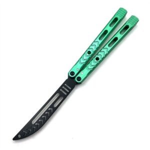 Variant Practice Butterfly 7075 Aluminium ungeschliffenes Trainingsmesser – Bild 4