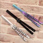 Balisong Butterfly Comb EDC-bungswerkzeug, sicher und ungeschrft, fr Anfnger
