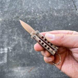 Mini Butterfly Knife Schlsselanhnger klein Balisong – Bild 3