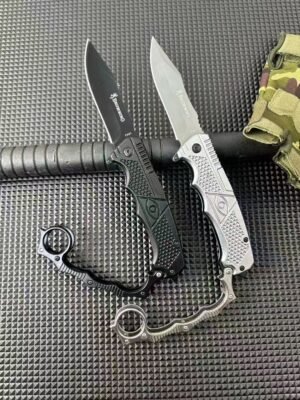 Finger Tiger Gloves Folding Pocket Knife Stainless Steel,schlagring – Bild 2