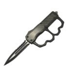9inch TACTICAL TRENCH KNUCKLE OTF KNIFE,schlagring