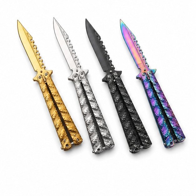 17551-main-white-clean Butterfly Balisong Trainermesser