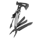 Multifunktionale Survival-Axt-Zange, Klappmesser, Zange, Hammer mit Feuerstein, Mehrzweckwerkzeug, tragbare lebensrettende Axt