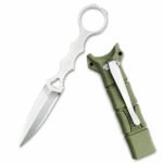 Feststehendes Messer, Klinge aus rostfreiem Stahl mit Kydex-Scheide, Camping, tragbar, Überleben, taktische Multitools, Hand-EDC-Messer