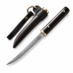 Damaststahl VG10 Outdoormesser tragbares Messer Sammelmesser scharfes kleines gerades Messer