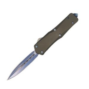 5,5-Zoll-OTF-Messer mit Federklinge, Blau