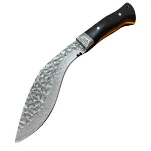 Damaskus-Nepal Supreme Hundebeinmesser