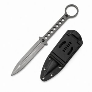 Zweischneidiger Kresia-Dolch mit acht Löchern