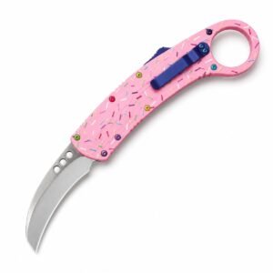 Microtech Red Raptor OTF Karambit Donut Edition