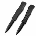Micro-Tech Hera Goddess All-Black Toothblade OTF-Messer