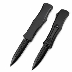 Micro-Tech Hera Goddess All-Black Toothblade OTF-Messer