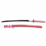 Rosa verspiegeltes Samurai Fierce Dragon 26-Zoll-Messer mit fester Klinge