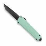 Butterfly 5370 Green Handle Straight Jumping Tail Vertex Style OTF-Messer