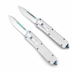 CobraTec Direct-Jump Special Edition Droplet OTF-Messer mit weißem Griff