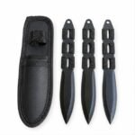 Übungs-Wurfmesser-Set YF090 – 3-teilig, Schwarz