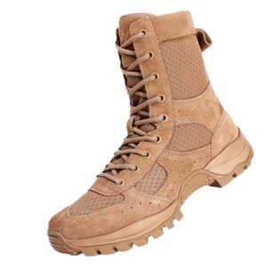 Neue braune Sommer-Taktikstiefel für Herren, ultraleicht und atmungsaktiv