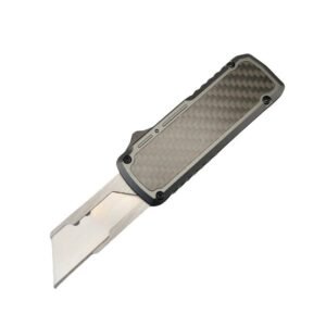 Kartonschneider mit Kohlefasergriff – grau