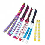 Neues Klappmesser mit Schmetterlingsmesserklinge Balisong